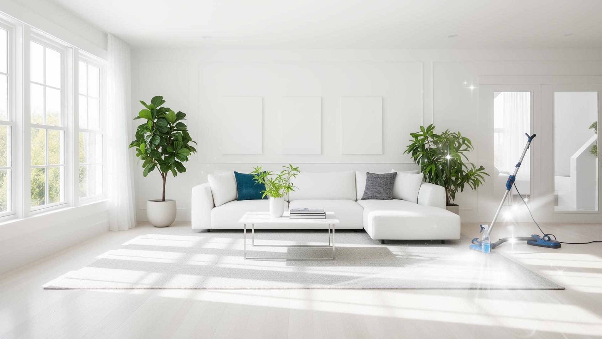 Clean organized home interior